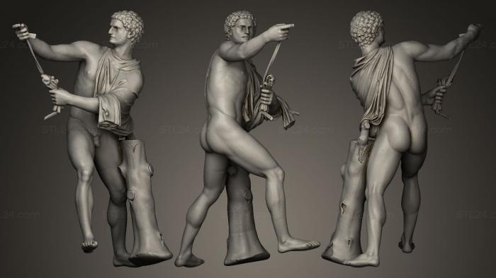Статуи античные и исторические (Фарнезский Бык Зет, STKA_0223) 3D модель для ЧПУ станка